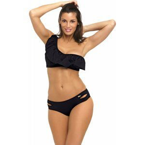 ČERNÉ BIKINY S VOLÁNEM  SHARON NERO M-539 (1) Velikost: XL