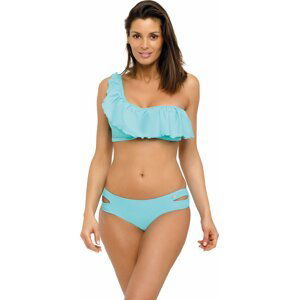 SVĚTLE MODRÉ BIKINY S VOLÁNEM SHARON SKIPPER M-539 (10) Velikost: L