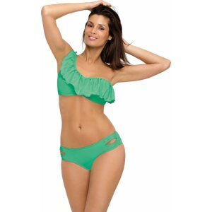 ZELENÉ BIKINY S VOLÁNEM SHARON MALADIVE M-539 (6) Velikost: S