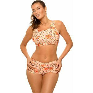 ŽLUTÉ VZOROVANÉ BIKINY NEVIN M-722 (5) Velikost: 36