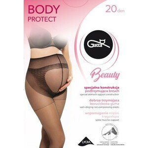 TĚHOTENSKÉ PUNČOCHOVÉ KALHOTY GATTA BODY PROTECT 20 DEN Velikost: M, Barva: Písková