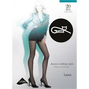 SILONKY GATTA LAURA 20 DEN PLUS SIZE Velikost: M/L, Barva: Hnědá