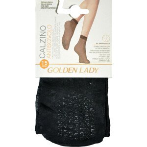 SILONKOVÉ PONOŽKY S PROTISKLUZEM GOLDEN LADY 16G ANTISCIVOLO 15 DEN - 2 PÁRY Velikost: ONE SIZE, Barva: tmavě tělová