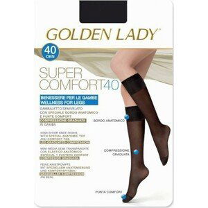 PODKOLENKY GOLDEN LADY SUPER COMFORT 40 DEN Velikost: M/L, Barva: Černá