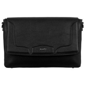 ROVICKY ČERNÁ KOŽENÁ CROSSBODY KABELKA TWR-141 BLACK Velikost: ONE SIZE