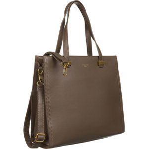 DAVID JONES TMAVĚ HNĚDÁ DÁMSKÁ SHOPPER KABELKA [DH] 6882-2 GRAVEL Velikost: ONE SIZE