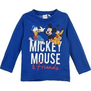 MODRÉ TRIČKO MICKEY MOUSE DISNEY S DLOUHÝM RUKÁVEM Velikost: 67