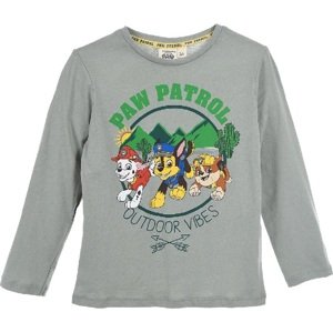 KHAKI TRIČKO S DLOUHÝM RUKÁVEM PAW PATROL OUTDOOR VIBES Velikost: 110