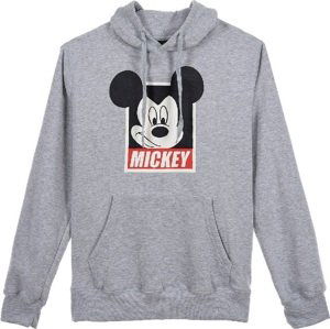 MICKEY DISNEY - ŠEDÁ MIKINA Velikost: L