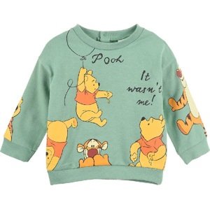 SVĚTLE ZELENÁ KOJENECKÁ MIKINA WINNIE THE POOH Velikost: 81