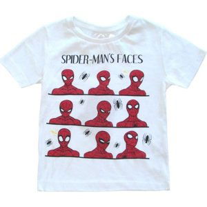 Spider Man - chlapecké bílé tričko Velikost: 110/116