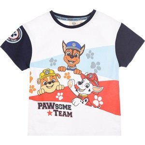 BÍLO-TMAVĚ MODRÉ CHLAPECKÉ TRIČKO PAW PATROL Velikost: 98