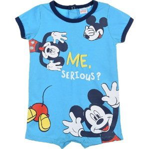 MODRÉ CHLAPECKÉ KRÁTKÉ BODY MICKEY MOUSE Velikost: 81