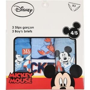 DISNEY MICKEY MOUSE SADA 3 KUSŮ CHLAPECKÝCH SLIPŮ Velikost: 104/110