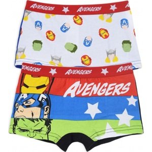 DVOJBALENÍ BOXEREK AVENGERS MARVEL - BÍLÁ/BAREVNÁ Velikost: 116/128