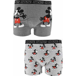 ŠEDÉ PÁNSKÉ BOXERKY MICKEY MOUSE - 2 KS Velikost: L