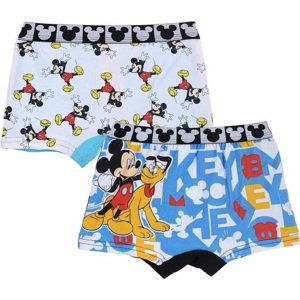 SET 2KS SPODNÍHO PRÁDLA MICKEY DISNEY - MODRÁ/BÍLÁ Velikost: 104/110