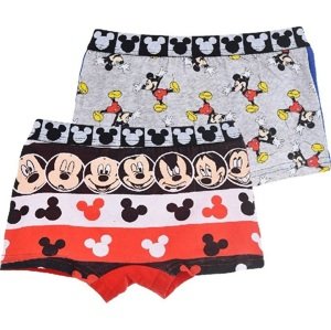 SET 2KS SPODNÍHO PRÁDLA MICKEY DISNEY - ŠEDÁ/BAREVNÁ Velikost: 116/128