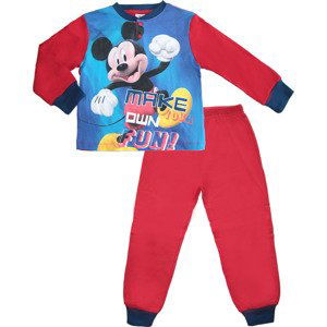 ČERVENÉ CHLAPECKÉ PYŽAMO MICKEY MOUSE Velikost: 122