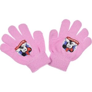 RŮŽOVÉ RUKAVICE MINNIE MOUSE DISNEY Velikost: ONE SIZE