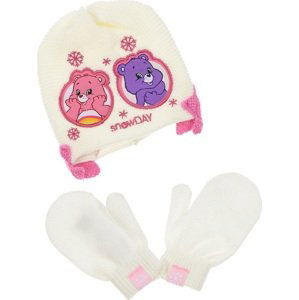 CARE BEARS BÍLÝ ZIMNÍ DÍVČÍ SET Velikost: 48