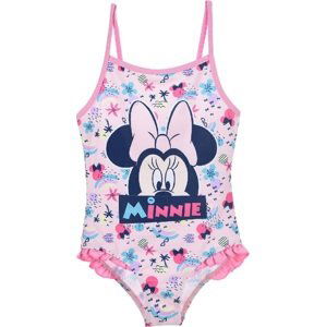 SVĚTLE RŮŽOVÉ JEDNODÍLNÉ PLAVKY MINNIE MOUSE Velikost: 98