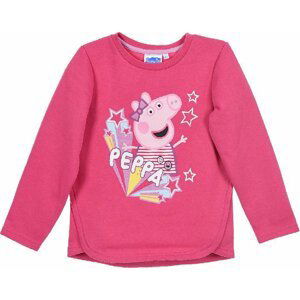 DÍVČÍ RŮŽOVÁ MIKINA PEPPA PIG Velikost: 98