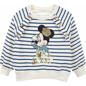 MODŘE PRUHOVANÁ MIKINA DISNEY MINNIE SAILOR Velikost: 98