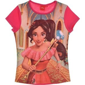 ELENA FROM AVALOR RŮŽOVÉ DÍVČÍ TRIČKO S POTISKEM Velikost: 98