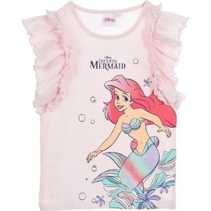 SVĚTLE RŮŽOVÉ DÍVČÍ TRIČKO DISNEY PRINCESSES - ARIEL Velikost: 98