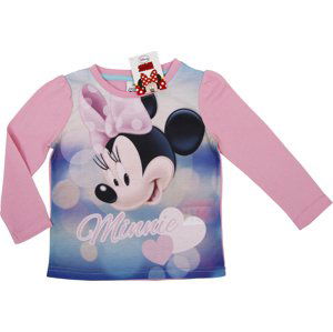 MINNIE MOUSE DÍVČÍ RŮŽOVÉ TRIČKO MINNIE Velikost: 128