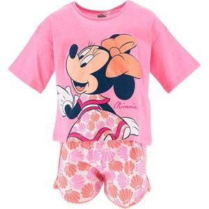 RŮŽOVO-BÍLÁ DÍVČÍ SOUPRAVA - MINNIE MOUSE Velikost: 98