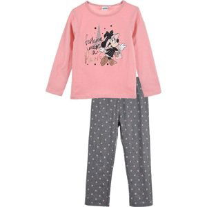 RŮŽOVO-ŠEDÉ DLOUHÉ PYŽAMO MINNIE MOUSE Velikost: 116