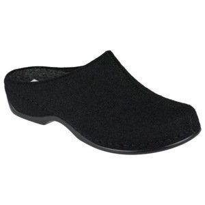 FLORINA  01025-958 domácí filcová obuv dámská černá Berkemann Velikost: 37,5 (4,5)