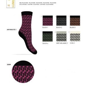 BOW PILE 6 dámská ponožka teplá barevná Enrico Coveri Velikosti doplňku: Barevný mix