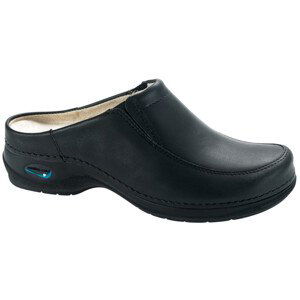 PARIS pracovní kožená pratelná obuv s certifikací unisex bez pásku černá WG411 Nursing Care Velikost: 39