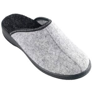 SOBREIRO filcová domácí pantofle unisex šedá WW201 Nursing Care Velikost: 45