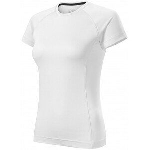 Dámské triko na sport, bílá, XL