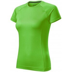Dámské triko na sport, jablkově zelená, XS