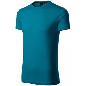 Exkluzivní pánské tričko, petrol blue, M