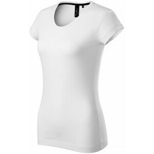 Exkluzivní dámské tričko, bílá, XS