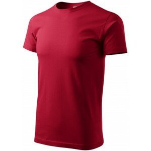 Pánské triko jednoduché, marlboro červená, XL