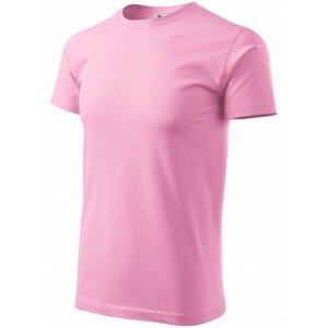 Pánské triko jednoduché, růžová, XL