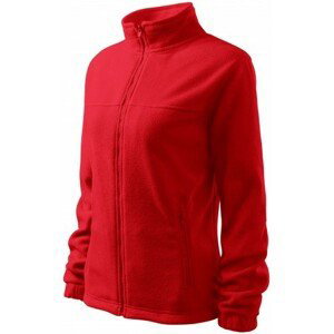 Dámská bunda fleecová, červená, XL
