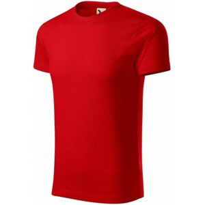 Pánské triko, organická bavlna, červená, S
