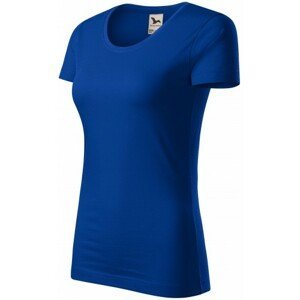 Dámské triko, organická bavlna, kráľovská modrá, XL