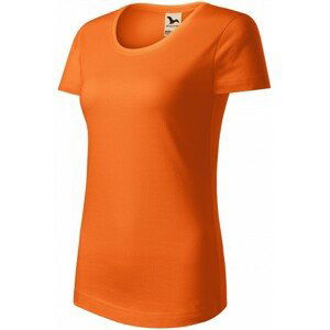 Dámské triko, organická bavlna, oranžová, XL