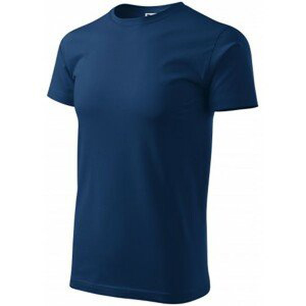Pánské triko jednoduché, půlnoční modrá, XL