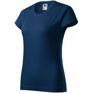 Dámské triko jednoduché, půlnoční modrá, XL