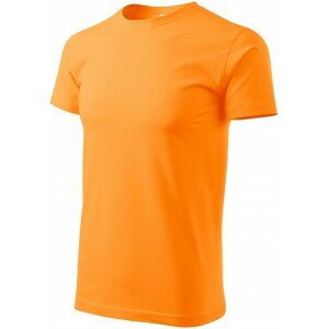 Pánské triko jednoduché, mandarinková oranžová, XS